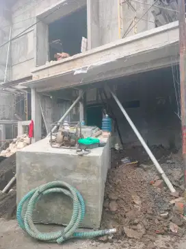 Tandon air beton cor tanam
