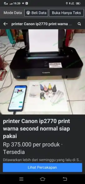 Printer. Canon ip 2770 print. Black & color