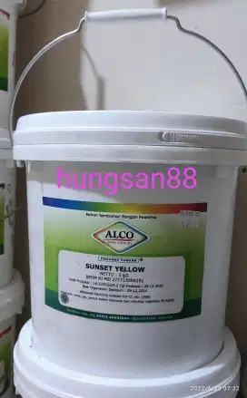 Sunset Yellow @5kg Pewarna Makanan Minuman Food Grade