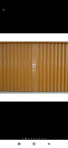 Roling door folding gate