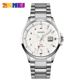Skmei Jam tangan analog  pria stainless steel