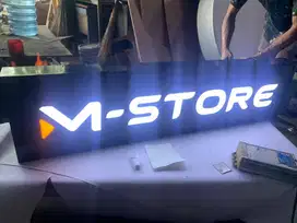 PAPAN NAMA BILLBOARD NEONSIGN HURUF TIMBUL NEONBOX REKLAME