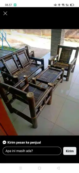 Kursi bambu klasik