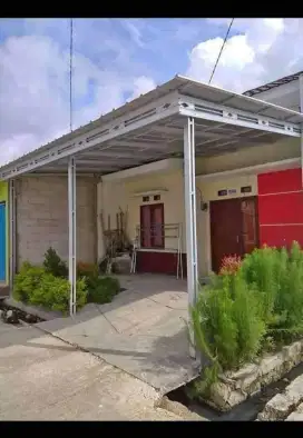 Pemasangan kanopi baja ringan galvalum