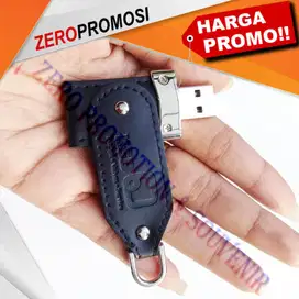 SOUVENIR FLASHDISK SWIVEL KULIT FDLT23 CUSTOM LOGO