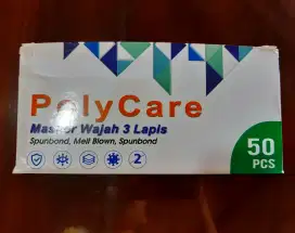 Masker Headloop merk Polycare 3 Ply