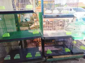 Kandang kucing kelinci burung dll 75x45cm fulset baru kirim lgsng