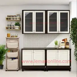 Rak Dapur Atas Bawah 4 Pintu (VIRAL)
