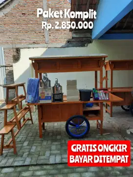 Gerobak Angkringan Kuningan Free Ongkir