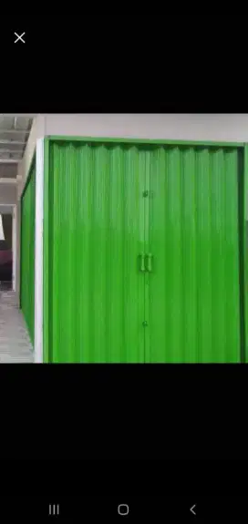 Roling door folding gate