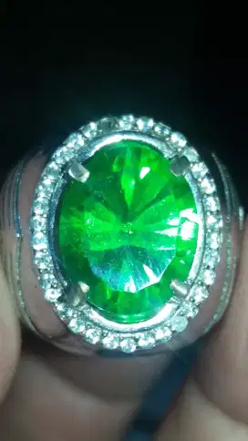 Jual Batu Cincin Permata Light Green Tourmaline CuttMixed Keren bgt