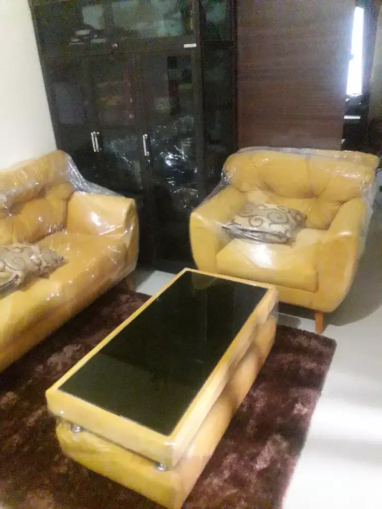 Sofa Retro Sandaran Dacron 2.1 + meja