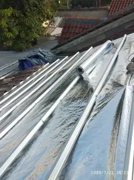 Menerima pemasangan baja ringan sudah berikut bahan