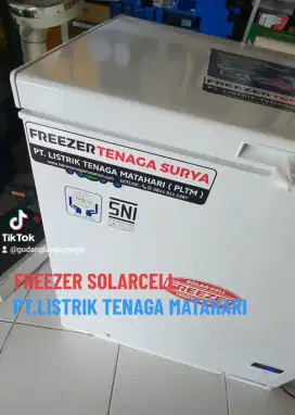 Freezer solarcell | cool box tenaga surya | tanpa listrik PLN