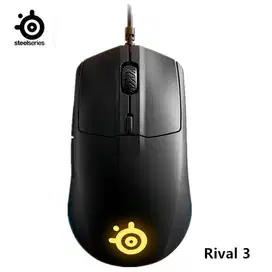 SteelSeries Rival 3 Wired Gaming Mouse Black