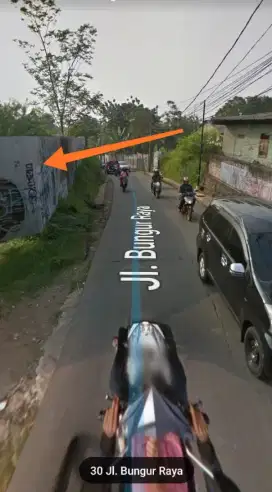 TANAH 4821M JALAN BUNGUR RAYA SAMPING PINTU TOL KUKUSAN - BEJI DEPOK