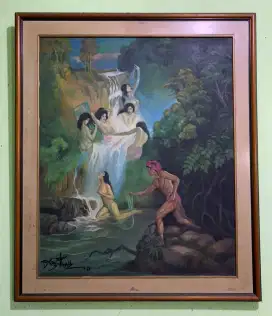 Lukisan Jaka tarub
