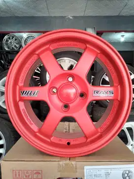 Velg TE37 R15 4x100 yaris jazz swift city vios civic agua brio datsun