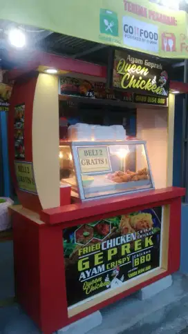 Jual booth/geobak kuliner