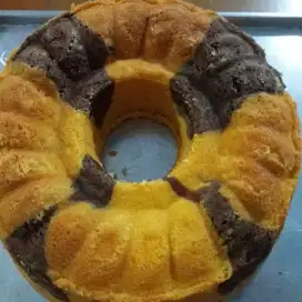 Marmer Cake ( Bolu Macan )