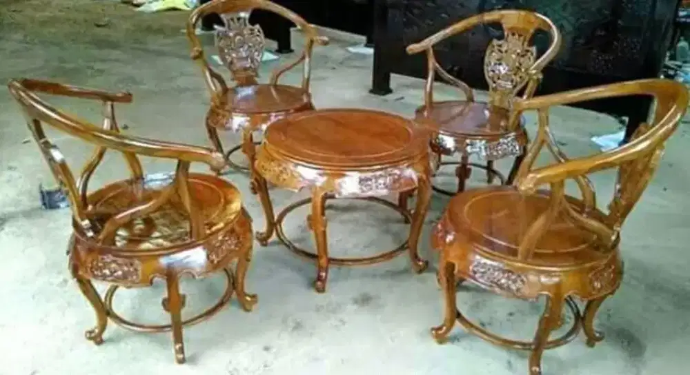 Kursi teras swanci kursi teras rumah bahan kayu jati