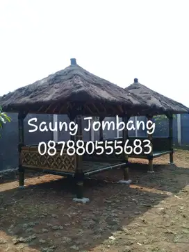 Gazebo Bambu,Saung Bambu,Rumah Bambu,Lesehan Dll