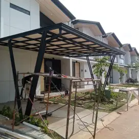 Kanopi Atep alderon lokasi Reni jaya pondok cabe