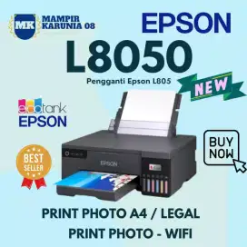 Printer Epson L8050 Pengganti Epson L805 Print Photo WiFi Resmi New