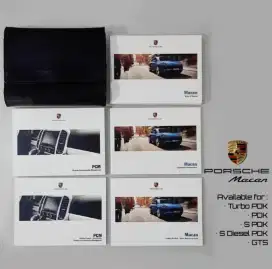 Buku Drivers Manual Book PORSCHE MACAN 95B 2014-2020 ORIGINAL