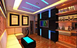 interior rumah studio dapur kamar tidur ruang tamu hotel resto kantor