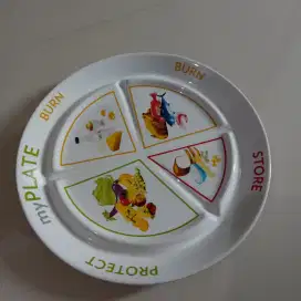 Piring 4 sehat 5 sempurna diameter 25cm