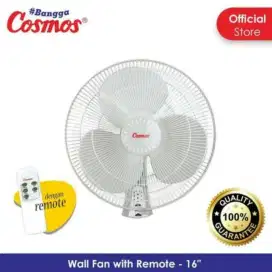 Kipas Cosmos Wall Fan Remot 16WFCR 16