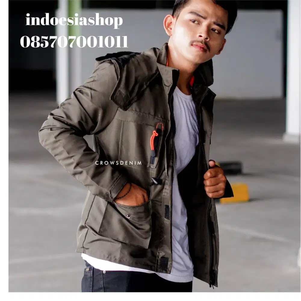 Jaket Parka Parasute Hoodie