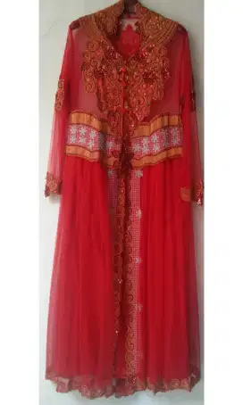 Kebaya Tutu Brukat Pesta Payet Mewah