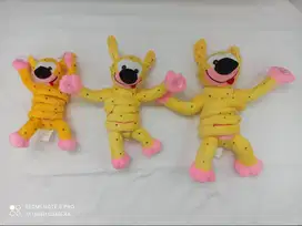 Boneka mainan pajangan kaca mobil marsupilami totol buntut panjang SML