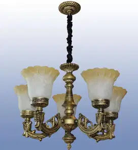 lampu gantung klasik cabang ruang tamu teras klasik