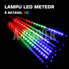 Lampu LED Meteor 50cm - 17 Agustus - RGB - 8 batang