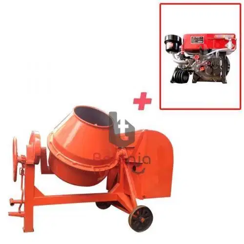 Mesin Beton Molen PROQUIP 350Liter + Engine 7PK