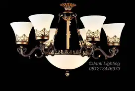 Lampu hias gantung cabang klasik minimalis