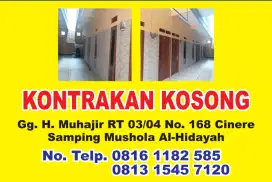 Kontrakan di dekat Mall Cinere