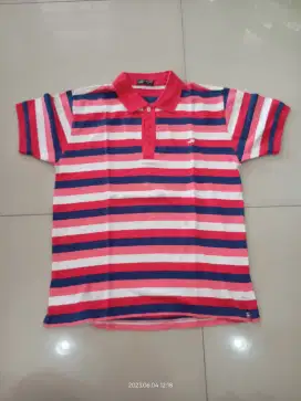 baju polo shirt anak laki laki usia 14 tahun crocodile merah biru