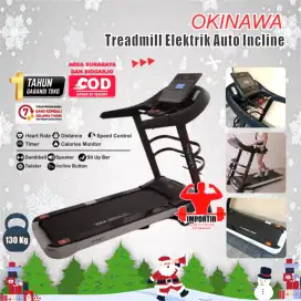 Temukan Alat Olahraga Treadmill Elektrik FC Okinawa Auto Incline