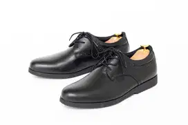 Sepatu Kulit Kantor Original Boston Oriol Black TotoSuryo x Boston