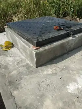 Tandon air. Beton cor tanam profil ground tank
