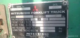 Forklift Mitsubishi 5 ton tahun 2019