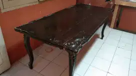 Kayu Jati Meja Makan Jati Tua