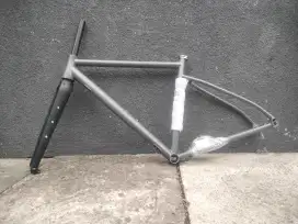 Frameset Gravel TITANIUM disc brake size 47.5 TA