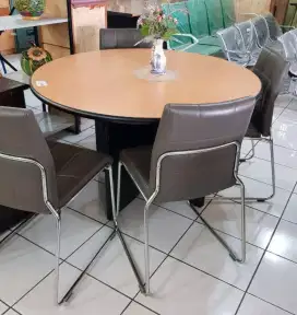 MEJA BUNDAR DIAMETER 100 DAN 120 CM