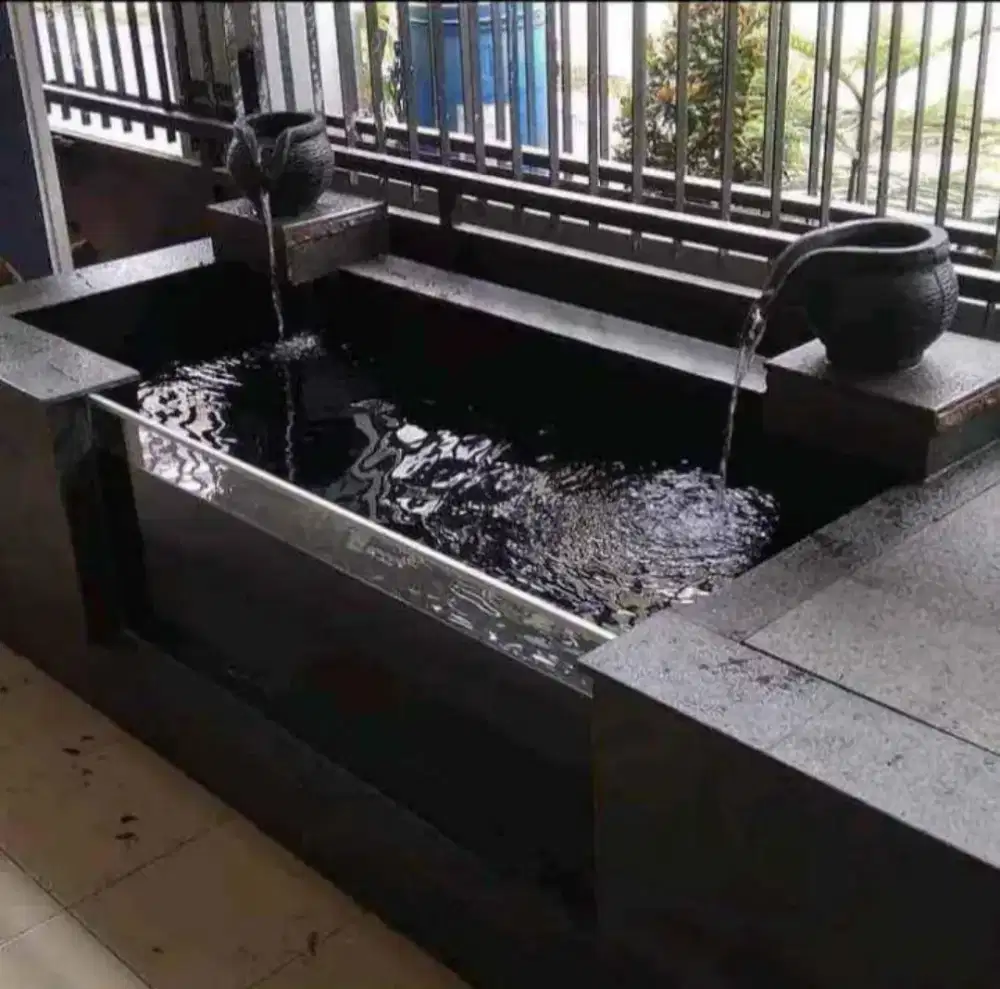 Tukang kolam dan filter koi