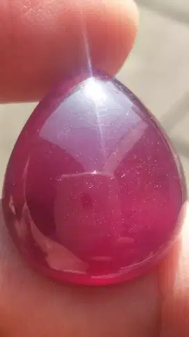 Jual Batu Liontin Permata Red Ruby Air Mata Love Mode Top